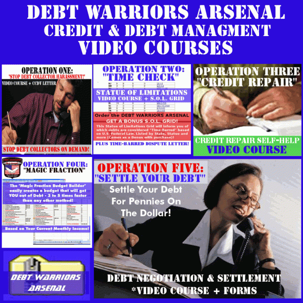Get Debt Free For Yourself with the Debt Warriors Arsenal