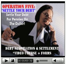 Operation Five Settle Your Debt (Video Course)