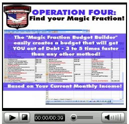 Operation Four: Magic Fraction Budget Formula (Video Course)